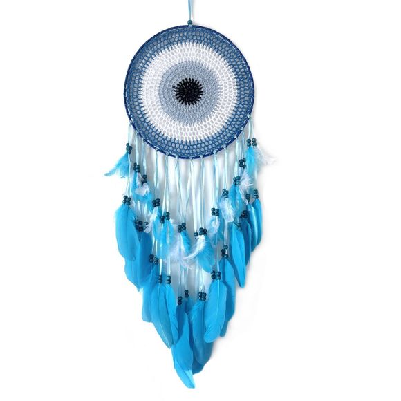 Blue Dream Catchers Big For Adult Bedroom, Macrame Large Dream Catcher For🐞 - Picture 1 of 7